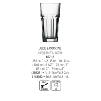 Склянка висока для напоїв 295 мл. Casablanca Pasabahce - 52718-1