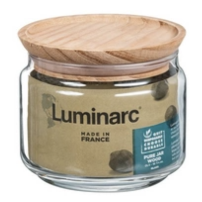 Банка для сипучих продуктів 0,5 л. Wood Luminarc - P9610