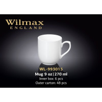 Wilmax  Кружка фарфоровая 270мл. -  WL-993015