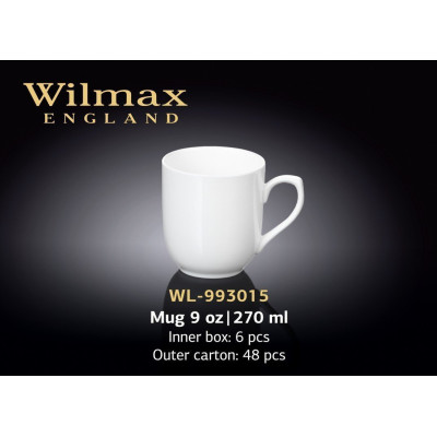 Wilmax  Кружка фарфоровая 270мл. -  WL-993015