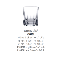 Склянка віскі 270 мл. Gaia Pasabahce - 420164-1