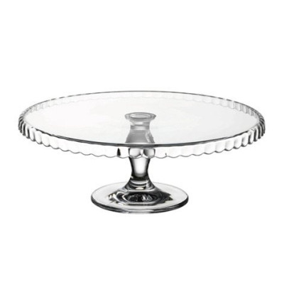 Блюдо тортівниця на ніжці нижній бортик 32 см. Patisserie Pasabahce - 95117^