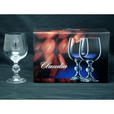 Келихи вино набір 6 штук 340 мл. Claudia BOHEMIA - b40149/340
