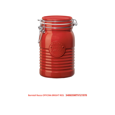 Банка для зберігання 1000 мл.  OFFICINA BRIGHT RED BormioliRocco - 540635MTV121970