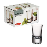 Набір стопок для горілки 6 шт. 40 мл. * Boston Shots Pasabahce 52174