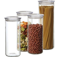 Банки з кришками набір 4 шт. 3Х1.4л+1.8л. SIMAX -  S183