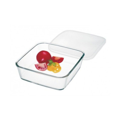 Sim.Ємнiсть квадратна з-пл.криш.210х210х65мм.Color