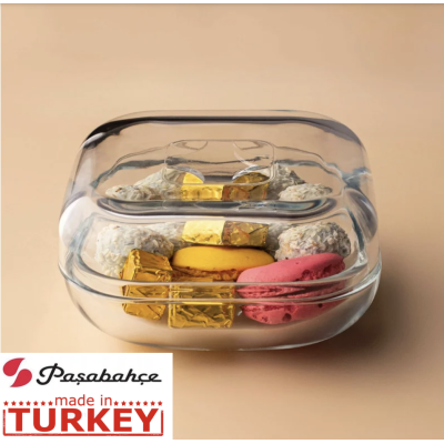 Ємність для зберігання з скляною кришкою 200мл. Plus Pasabahce - 96886