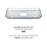 Блюдо прямокутне 16Х27 Elegant Pasabahce - 54883