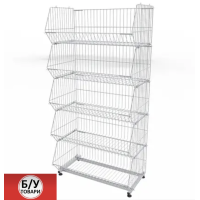 Стелаж сітчастий 5 секцій - 1450-720