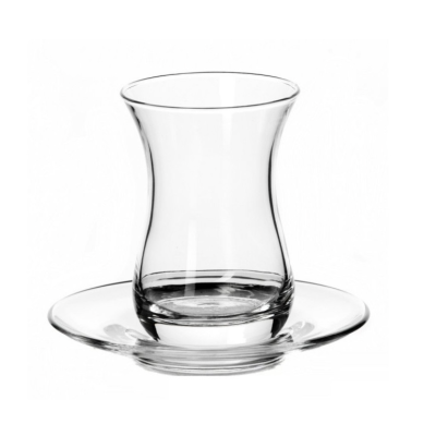 Чашка з блюдцем для чаю 160 мл. Tea&coffee*PASABAHCE - 96308-1