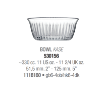 Салатники набір 6 штук 330 мл. Fresya Pasabahce - 530156