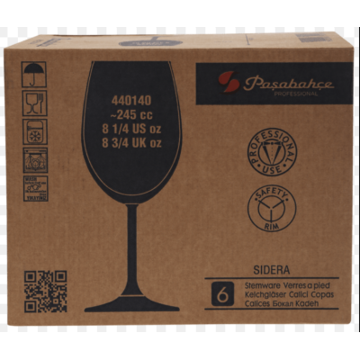 Келих для вина 245мл. SIDERA Pasabahce - 440140