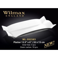 Wilmax Блюдо глибоке фігурне 32х15см WL-992583