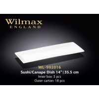 Wilmax Блюдо д-суші/канапе 35,5см WL-992016