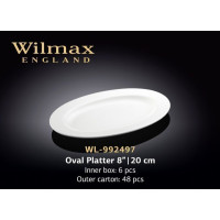 Wilmax Блюдо овальне з-полями 20см WL-992497