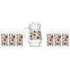 Набір для напоїв 7предметів  Fresh Blooms LUMINARC - P4816