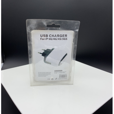 Зарядка для iPhone C 001  F-136 блістер 3100 -  USB338