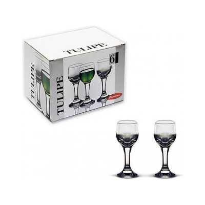 Чарка горілка лікер набір 6Х60мл. TULIPE Pasabahce - 44164
