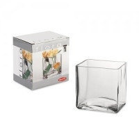 Ваза для квітів прямокутна 10Х8Х8см. Florа Pasabahce - 43072