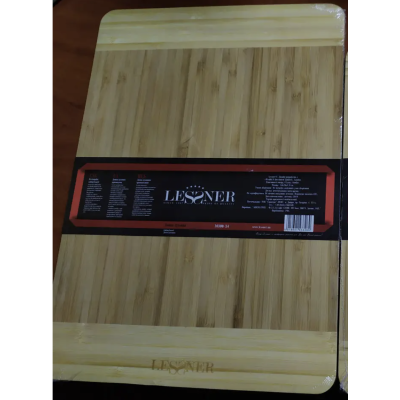 Дошка кухонна бамбук 38Х25Х2см Lessner -10301-38