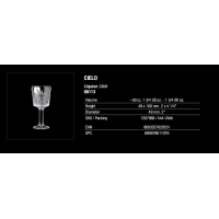 Чарки для горілки набір 4 шт. 50 мл. Cielo Crystallin Pasabahce - 68113