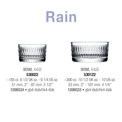 Салатники набір 4 шт. 300 мл. Rain Pasabahce - 530122