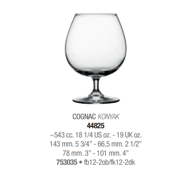 Келих для коньяку 540 мл. Charante Pasabahce - 44825-1