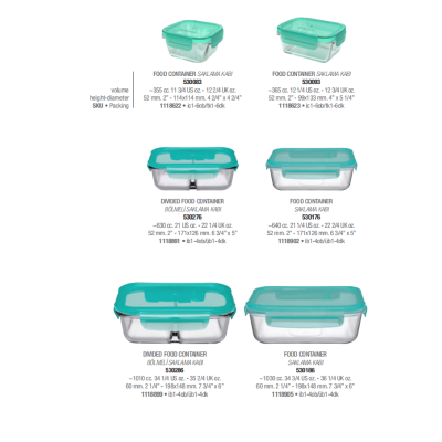 Ємність скляна герметична 365 мл. Lockie Lock Pasabahce - 530093-З