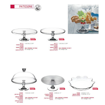 Блюдо-Тортівниця 32см. Patisserie PAŞABAHÇE - 10345