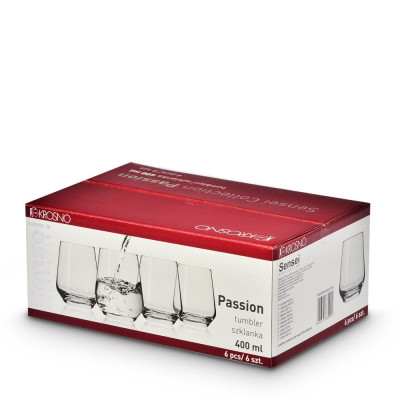 KROSNO SENSEI PASSION Стакан низкий 400 мл. F688596040002000