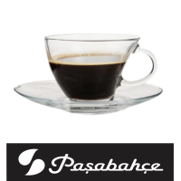 Чашка 230мл з блюдцем 2 пред. PASABAHCE PENGUEN - 98396 -1