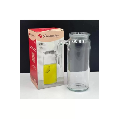 Глечик з сірою кришкою 1000 мл. Сара Pasabahce - 80056