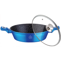 Кастрюля сотейник з кришкою 28см. PETERHOF - MK-1047