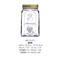 Банка з кришкою 1500 мл. Homemade Pasabahce - 80390-1