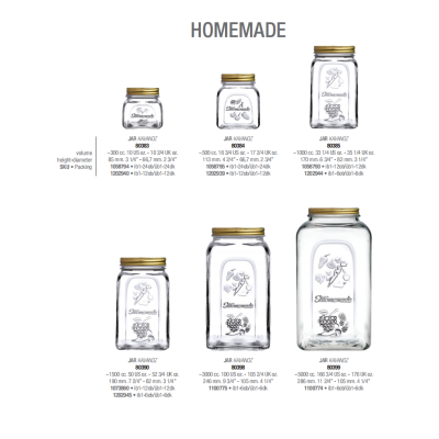 Банка з кришкою 1500 мл. Homemade Pasabahce - 80390-1