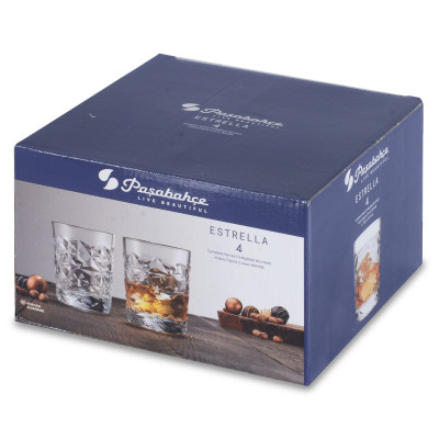 Склянка для віскі набір 4Х360мл. Estrella Pasabahce - 520514