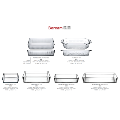 Форма для запікання 2,75 л. 36х21 см. Timeless Borcam Pasabahce - 59974