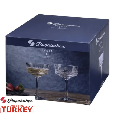 Келихи шампанське набір 4 штуки 260 мл. Elysia Pasabahce - 440436