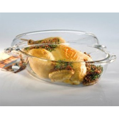 Кастрюля жароміцна з кришкою  2,5л.Х1,7л. BORCAM PAŞABAHÇE - 59052