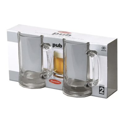 Кружка для пива набір 2 штуки 395мл. Pub Pasabahce - 55299
