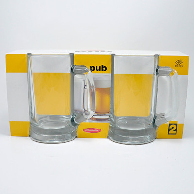 Кружка для пива набір 2 штуки 395мл. Pub Pasabahce - 55299