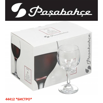 Келихи для вина набір 6 шт. 225 мл. Bistro Pasabahce - 44412