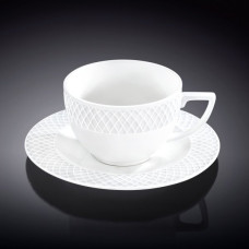 Wilmax.Julia.Чашка капучино&блюдце 170мл WL-880106 / AB