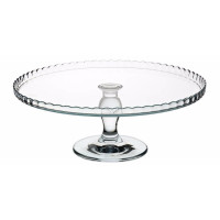 Блюдо тортівниця на ніжці верхній бортик 32 см. Patisserie Pasabahce - 95117v