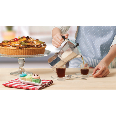 Блюдо тортівниця на ніжці верхній бортик 32 см. Patisserie Pasabahce - 95117v