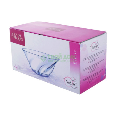 Салатник кришталевий 14см. CRISTAL D\'ARQUES Diamax Lady Diamond  - G5232-1