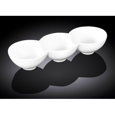 Wilmax Менажница 3 секции д-закусок 26x9,5x5см. WL-992601