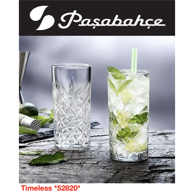 Склянки для води набір 4 штуки 295 мл. Timeless Pasabahce - 52820