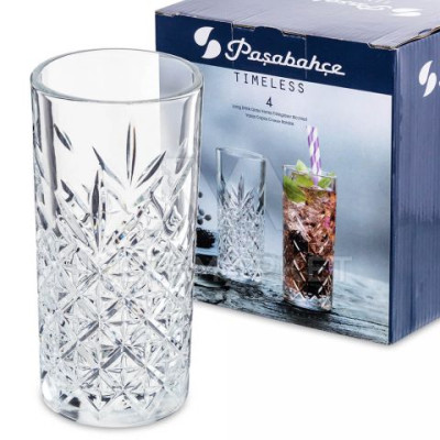 Склянки для води набір 4 штуки 295 мл. Timeless Pasabahce - 52820